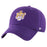 LSU Tigers 47 Brand Beanie Mike Sure Shot Triple Logo Franchise Fitted Hat - Purple