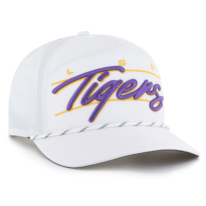 LSU Tigers 47 Brand Condor Hitch Lightweight Performance Rope Hat - White