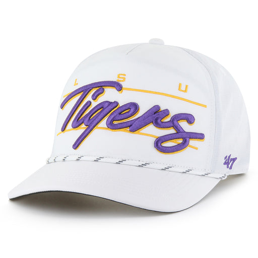 LSU Tigers 47 Brand Condor Hitch Lightweight Performance Rope Hat - White