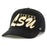 LSU Tigers 47 Brand Double Head Gridiron Corded Script Hitch Rope Hat - Black