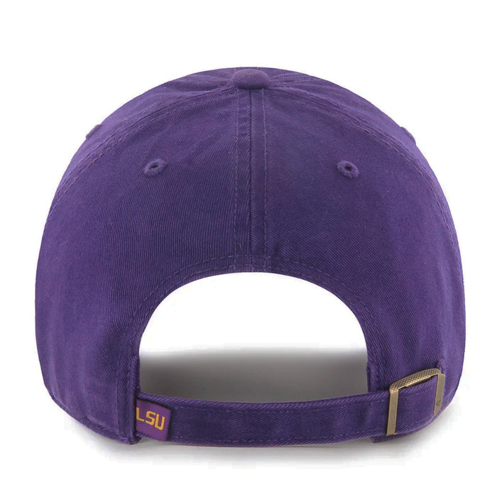 LSU Tigers 47 Brand Interlock Clean Up Adjustable Hat - Purple