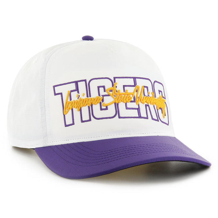 LSU Tigers 47 Brand Lineman Hitch Lightweight Performance Hat - White