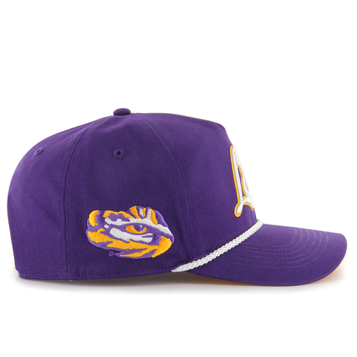 LSU Tigers 47 Brand Overhand Script 47 Hitch Five-Panel Rope Hat - Purple