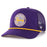 LSU Tigers 47 Brand Promenade Hitch Five-Panel Rope Mesh Trucker Hat - Purple