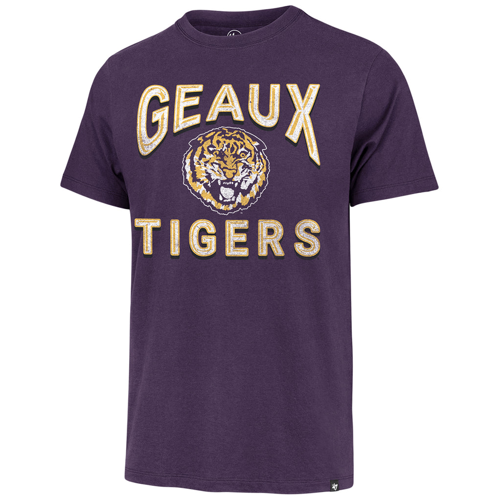 LSU Tigers 47 Brand Round Vault Geaux Tigers Franklin T-shirt - Purple —  Bengals & Bandits