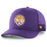 LSU Tigers 47 Brand Round Vault Hitch Five-Panel Mesh Trucker Hat - Purple
