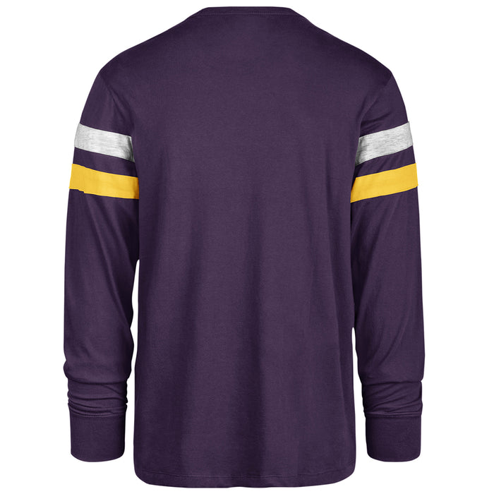 LSU Tigers 47 Brand Round Vault Power Thru Irving Long Sleeve - Purple