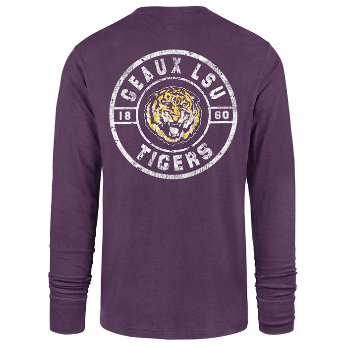 LSU Tigers 47 Brand Round Vault Regent Franklin Long Sleeve - Purple