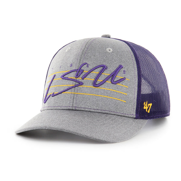 LSU Tigers 47 Brand Bayou Bengals Foam Article Mesh Trucker Hat