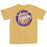 LSU Tigers 90's Circle Throwback Garment Dyed T-Shirt - Mustard