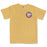 LSU Tigers 90's Circle Throwback Garment Dyed T-Shirt - Mustard