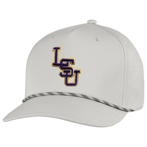 LSU Tigers Ahead Interlock Alto Tech Aerosphere Adjustable Rope Hat - Stone