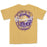 LSU Tigers Baseball Glove Overlay Garment Dyed T-Shirt - Mustard