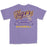 LSU Tigers Baseball Script Alex Box Stadium Garment Dyed T-Shirt - Violet