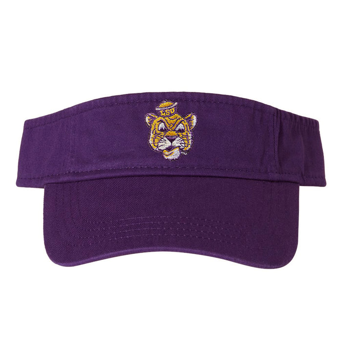 LSU Tigers Bayou Apparel Beanie Mike Adjustable Visor - Purple ...