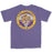 LSU Tigers Beanie Mike Baseball Circle Garment Dyed T-Shirt - Grape