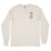 LSU Tigers Beanie Mike Mascot Overlay Garment Dyed Long Sleeve T-Shirt - Ivory