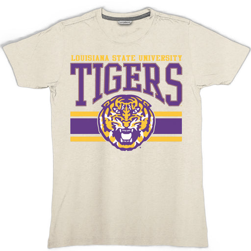 LSU Tigers Camp David Vintage Wash Arch Go To T-Shirt - Oatmeal