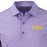 LSU Tigers Cutter & Buck Forge Eco Stripe Stretch Polo - Purple