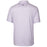 LSU Tigers Cutter & Buck Silhouette Tiger Pike Double Dot Print Stretch Polo - Purple