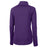 LSU Tigers Cutter & Buck Women's Adapt Eco Knit Stretch Half Zip Pullover - Purple