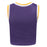 LSU Tigers Hype & Vice Basketball Jersey Retro Crop - Purple