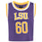 LSU Tigers Hype & Vice Basketball Jersey Retro Crop - Purple