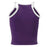 LSU Tigers Hype & Vice Retro Crop Top Tank - Purple