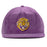 LSU Tigers Image One Round Vault Five Panel Snapback Corduroy Hat - Purple