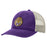 LSU Tigers Image One Round Vault Mesh Trucker Hat - Purple