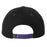 LSU Tigers Image One Round Vault Two-Tone Youth Snapback Hat - Black / Purple