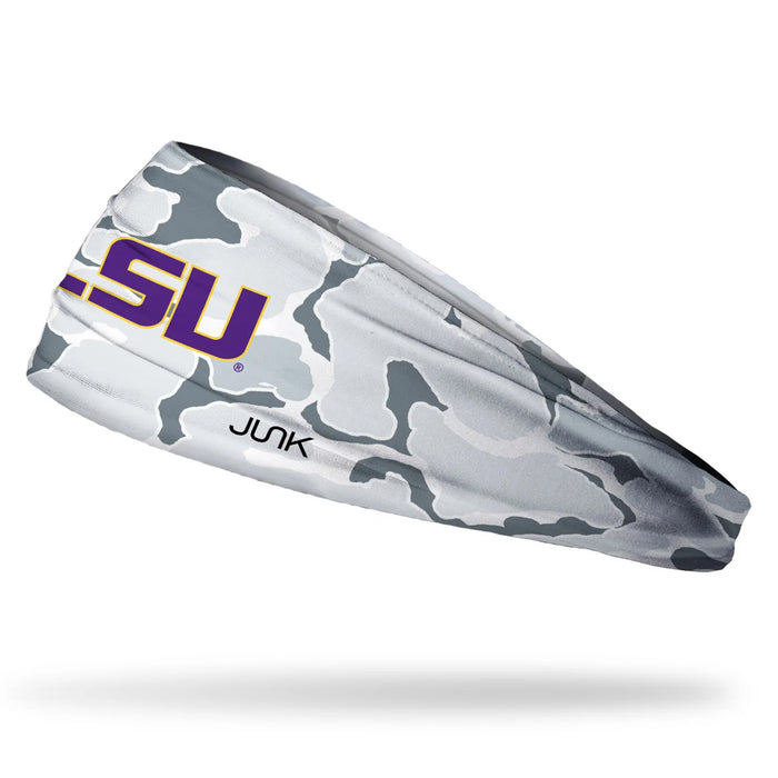 LSU Tigers JUNK Big Bang Lite Primary Logo Headband - Camo