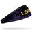 LSU Tigers JUNK Big Bang Lite Primary Logo Headband - Grunge Black