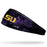 LSU Tigers JUNK Big Bang Lite Primary Logo Headband - Grunge Black