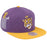 LSU Tigers Mitchell & Ness Beanie Mike Team Origins Snapback Hat - Purple / Gold