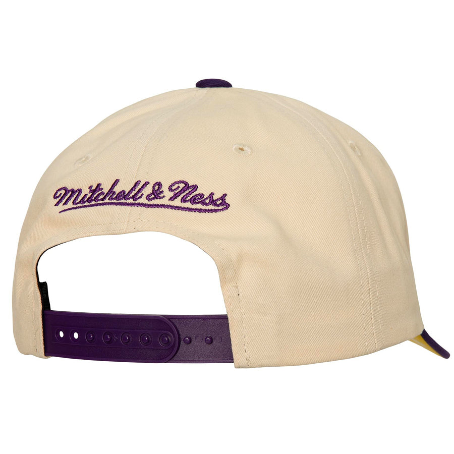 LSU Tigers Mitchell & Ness Beanie Pro Snapback V Hat - Purple / White ...