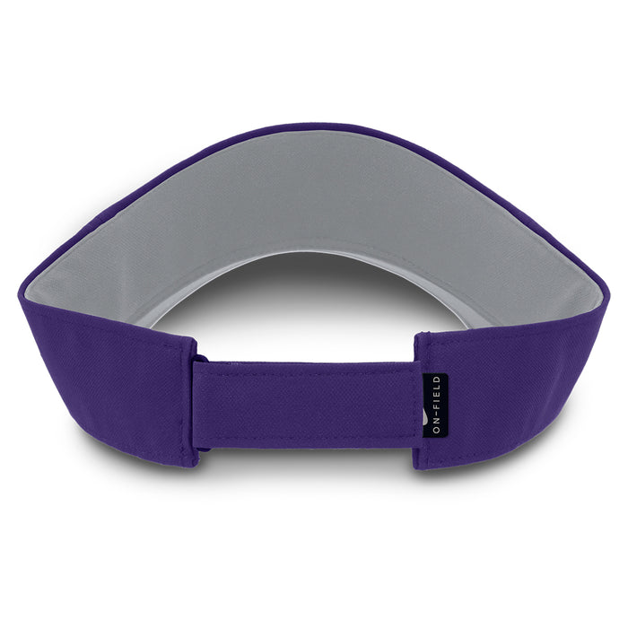 LSU Tigers Nike 2024 Sideline Ace Dri-Fit Performance Adjustable Visor - Purple