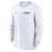 LSU Tigers Nike 2024 Sideline Coach Performance Half-Zip Long Sleeve Top - White