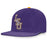 LSU Tigers Nike Authentic On-Field Team Issue Baseball Interlock Performance True Fitted Hat - Purple