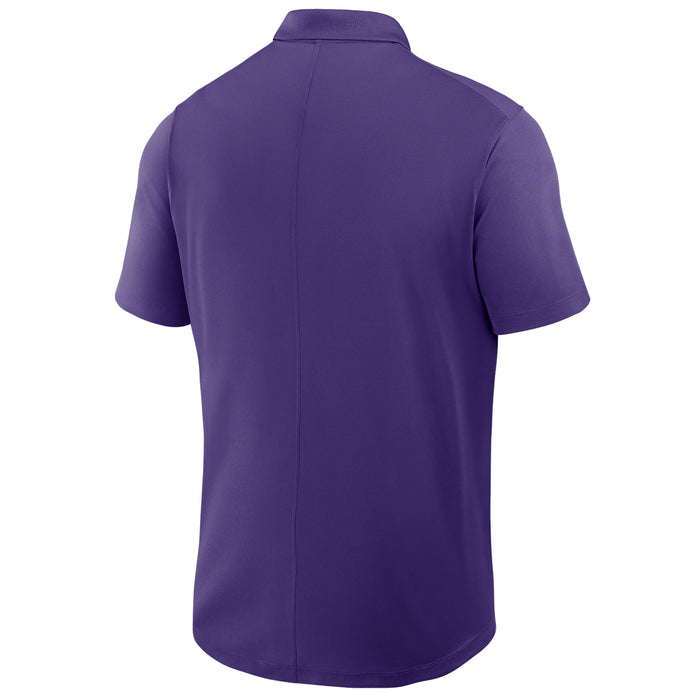 LSU Tigers Nike Baseball Interlock Victory Performance Polo - Purple