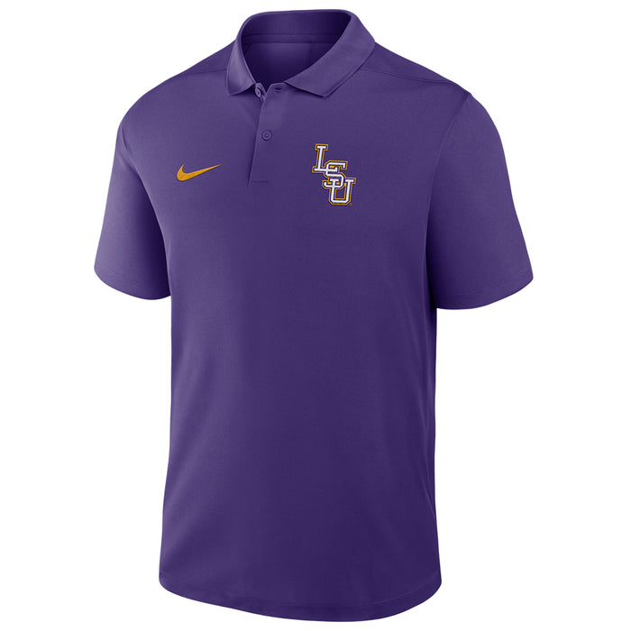 LSU Tigers Nike Baseball Interlock Victory Performance Polo - Purple