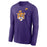 LSU Tigers Nike Beanie Mike Long Sleeve Cotton T-Shirt - Purple