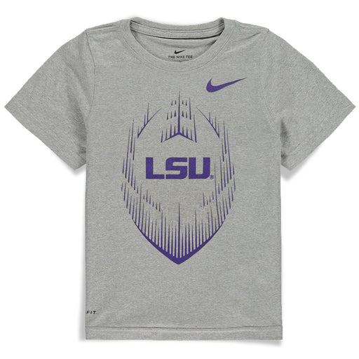 LSU Tigers Nike Football Icon Performance Legend Toddler / Kid's T-Shirt - Grey