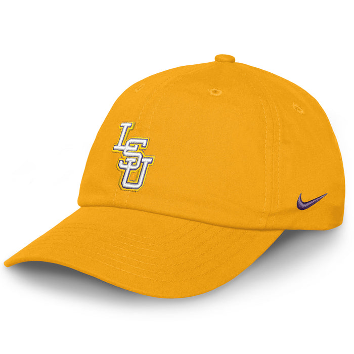 LSU Tigers Nike Interlock Club Cap Youth Hat - Gold