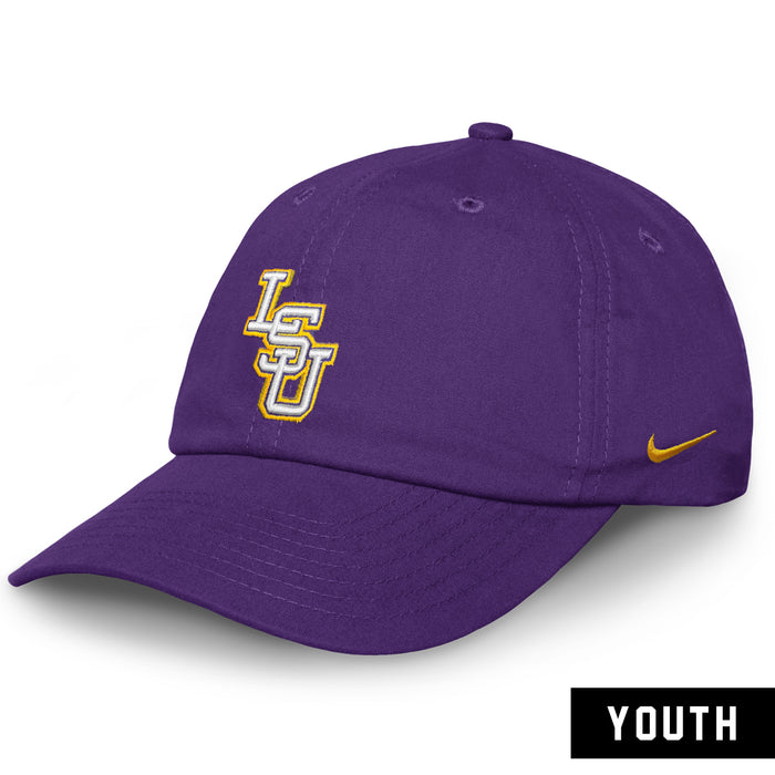 LSU Tigers Nike Interlock Club Cap Youth Hat - Orchid