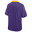 LSU Tigers Nike Beanie Mike Throwback Legacy Heavyweight Cotton Jersey Polo - Purple