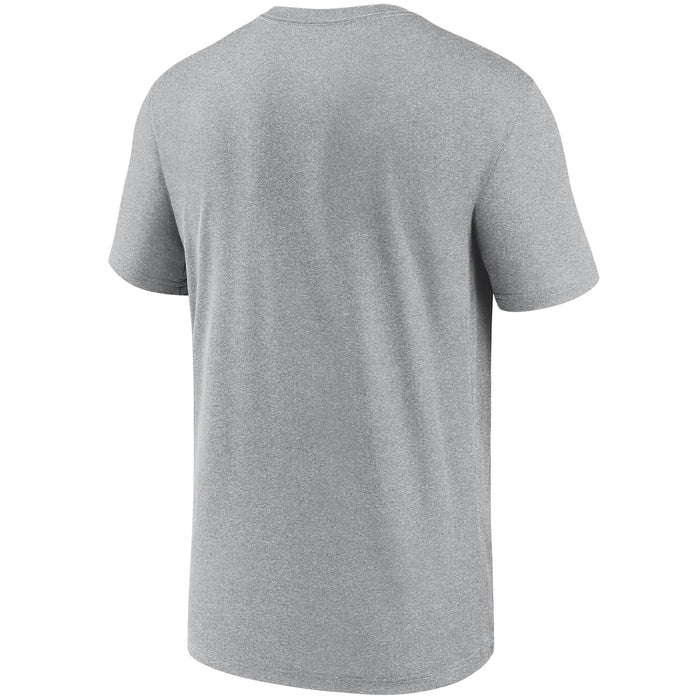 LSU Tigers Nike Legend Primary Logo Dri-Fit Performance T-Shirt - Grey