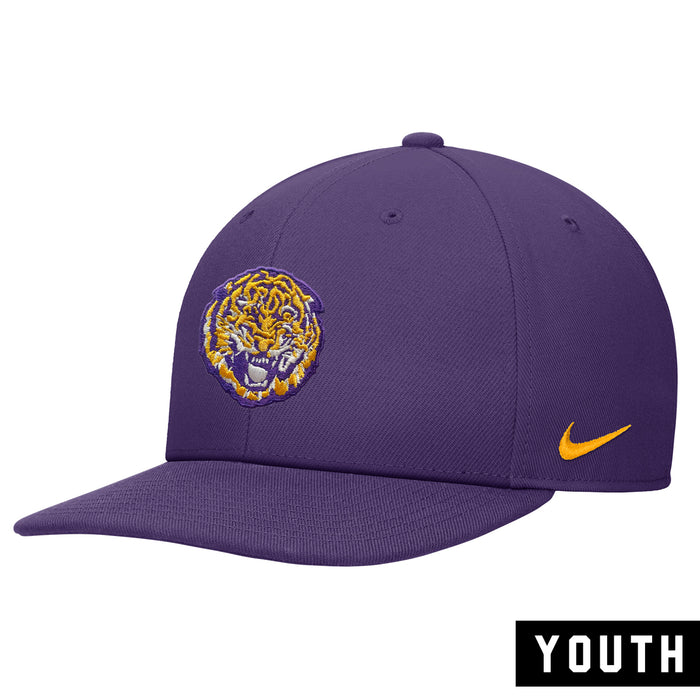 LSU Tigers Nike Round Vault Pro Cap Youth Snapback Youth - Orchid