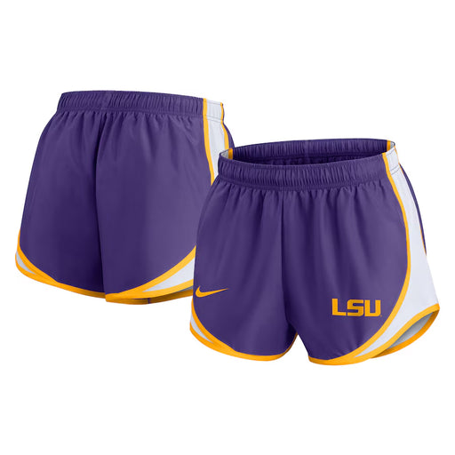 LSU Tigers Nike Women's Classic Tempo Performance Shorts - Purple / Gold