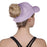 Ponyflo LSU Tigers Arch Feather-Light Women's Performance Ponytail Hat - Lavender